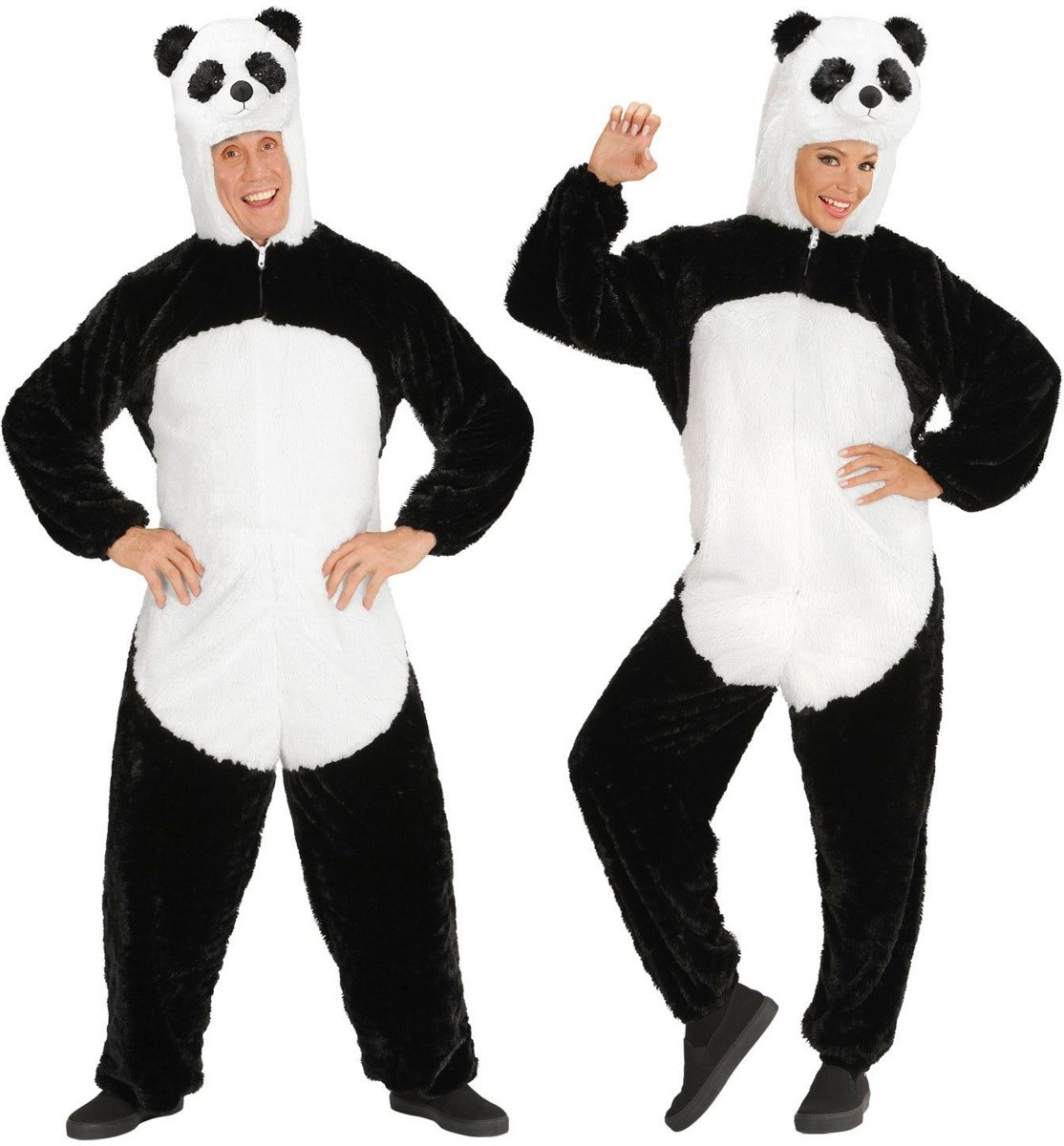 Panda Kostuum | Dieren Onesie Pluche Panda Kostuum | Medium | Carnaval kostuum | Verkleedkleding